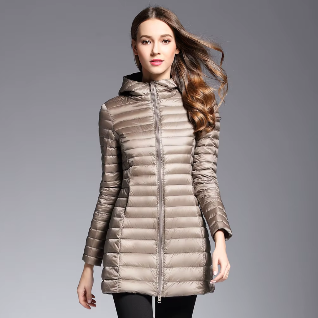 AMELIA | Slim Long Down Jacket